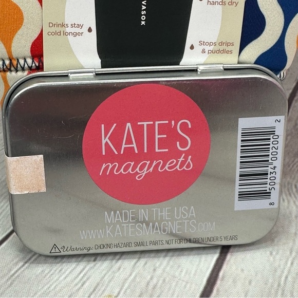 NWT boutique Java Sok Colorful Coffee Sleeve and coffee magnet set - Picture 3 of 6